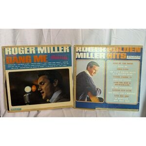 VTG ROGER MILLER VINYL LP RECORD GOLDEN HITS Smash Records Set Of 2 Albums